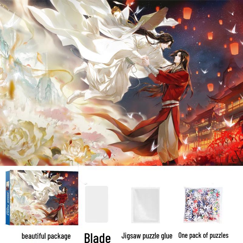 1,000-Piece Cute Healing Jigsaw Puzzle: Adult High-Difficulty Decompression Toy, Educational Gift for Girls