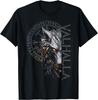 Valhalla Wolf Wölfe Odins Runen Nordischer Kompass Wikinger Geschenk Unisex T-Shirt