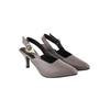 Shoetopia Graue Pumps mit seitlicher Schnalle für Damen & Mädchen / UK 4 - EU 37
