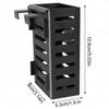 2pcs 5.04x2.09x3.15in Plant Basket Rack Stainless Steel Aquarium Planter Pot  Emersed Plants