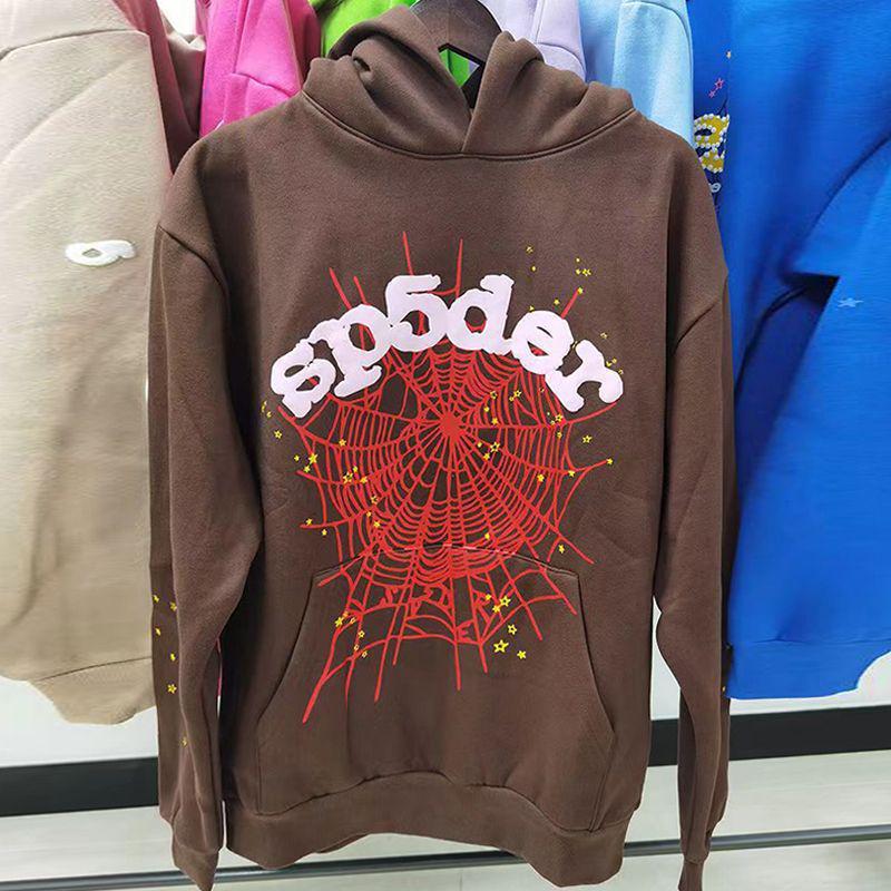 Sp5der Huvtröja: Tungvikts sweatshirt med fleecefoder 450G