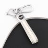 Fashion Colorful Alloy Keychain Rotatable TPU Car Keychain Simple Smooth Car Keyring For Men Women