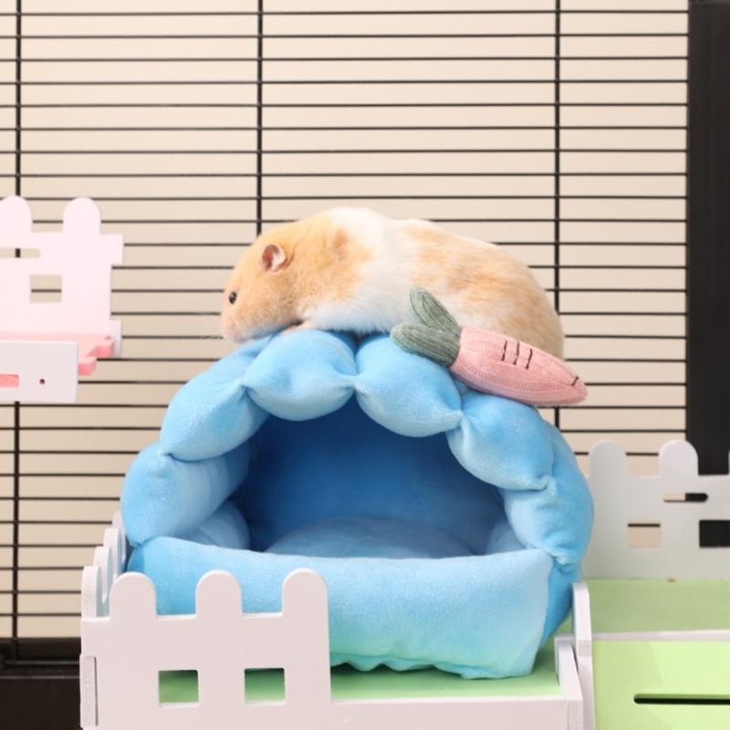 Lovely Small Animal Houses for Hamsters Rabbits And Birds Decorative Homes Pet Nest Breathable Bed