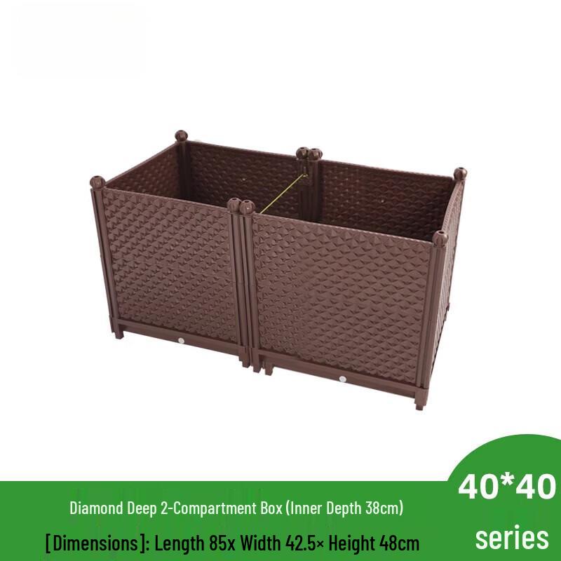 Rectangular Plastic Balcony Planting Box