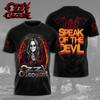 Beliebter Rocker Ozzy Osbourne 3D-Druck Herren Damen Hip Hop Trendiges Kurzarm-T-Shirt Harajuku Rundhals-T-Shirt Übergroßes Oberteil