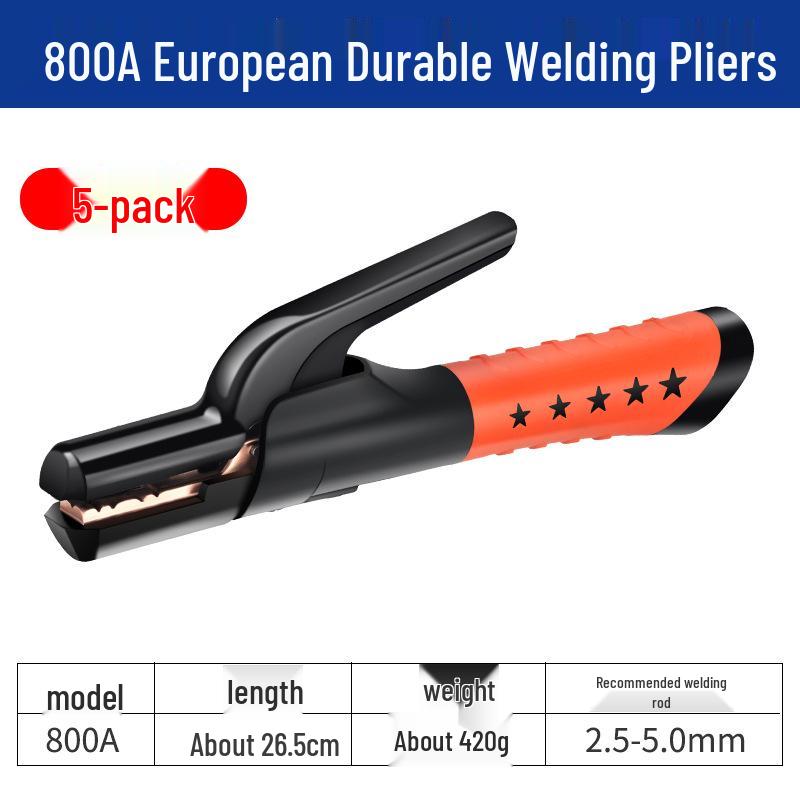 Industrieller Elektrodenhalter Zange im europäischen Stil 500A/800A Fallschutz Nicht-Heißschweißen