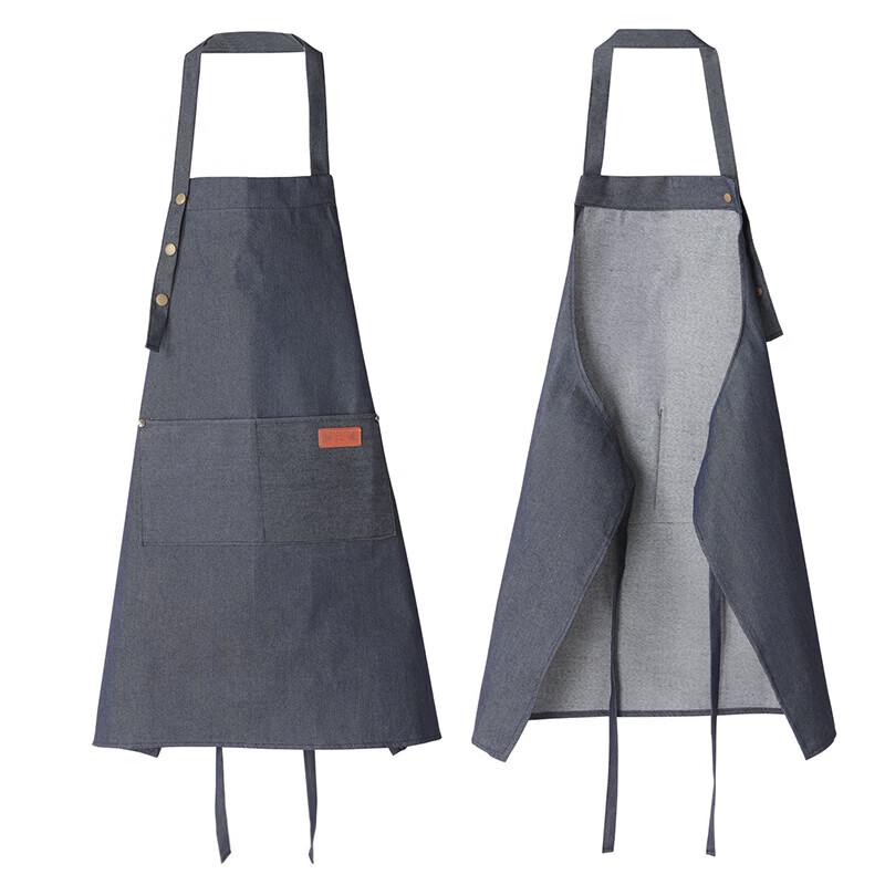 MARYYA Durable Denim Kitchen Apron