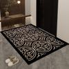 Elegant Retro Non-slip Door Mat - Wear-resistant, Cuttable Polypropylene