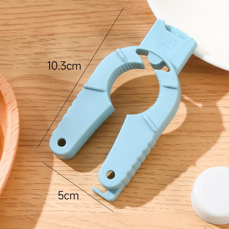 

Household magnetic bottle opener Creative multi-functional beverage bottle cap opener bottle cap tighten wrench синій