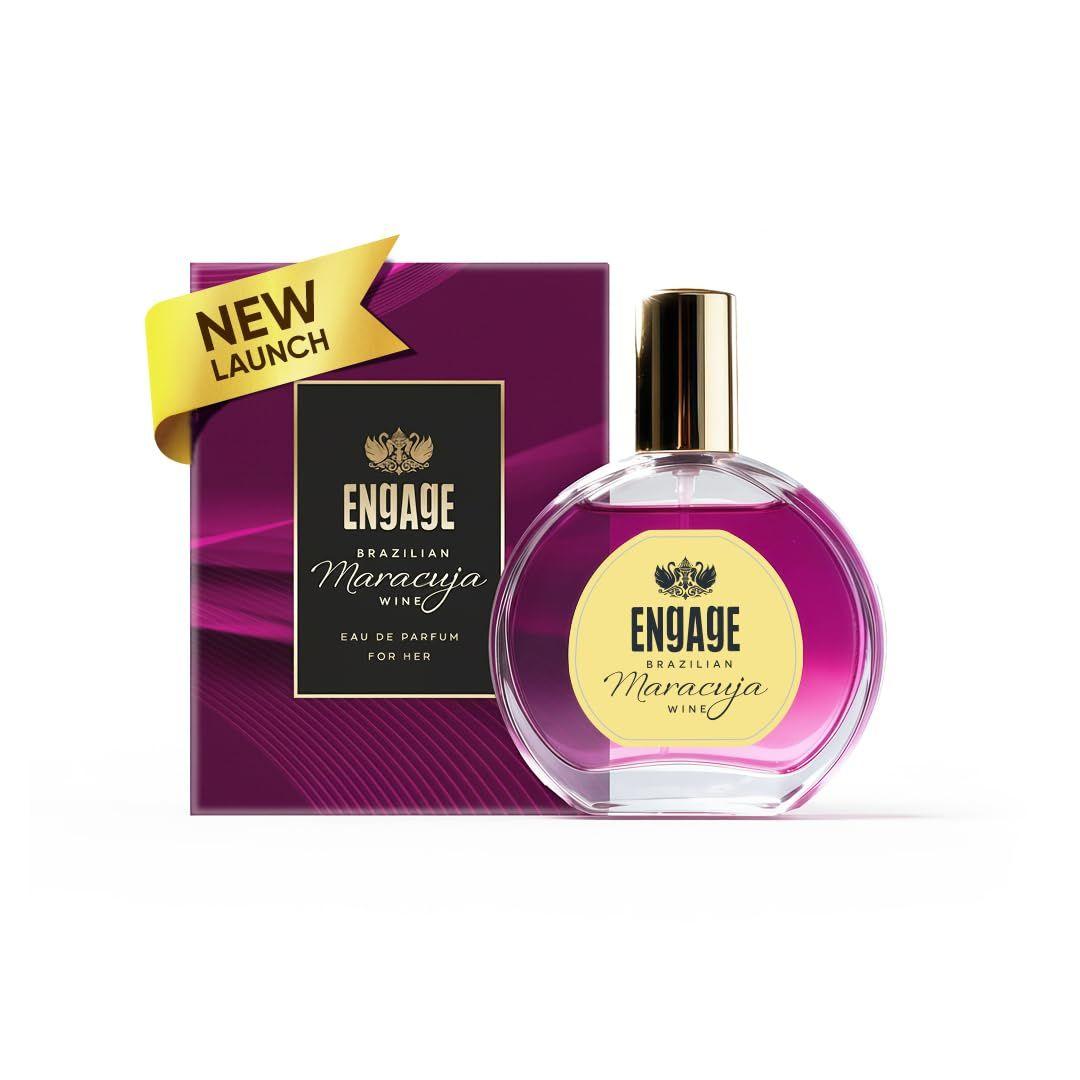 Engage Brazilian Maracuja Wine Eau De Parfum для женщин 50 мл, Стойкий парфюм для женщины, Ароматы мускуса и ванили, Роскошный парфюм для женщины 50ML