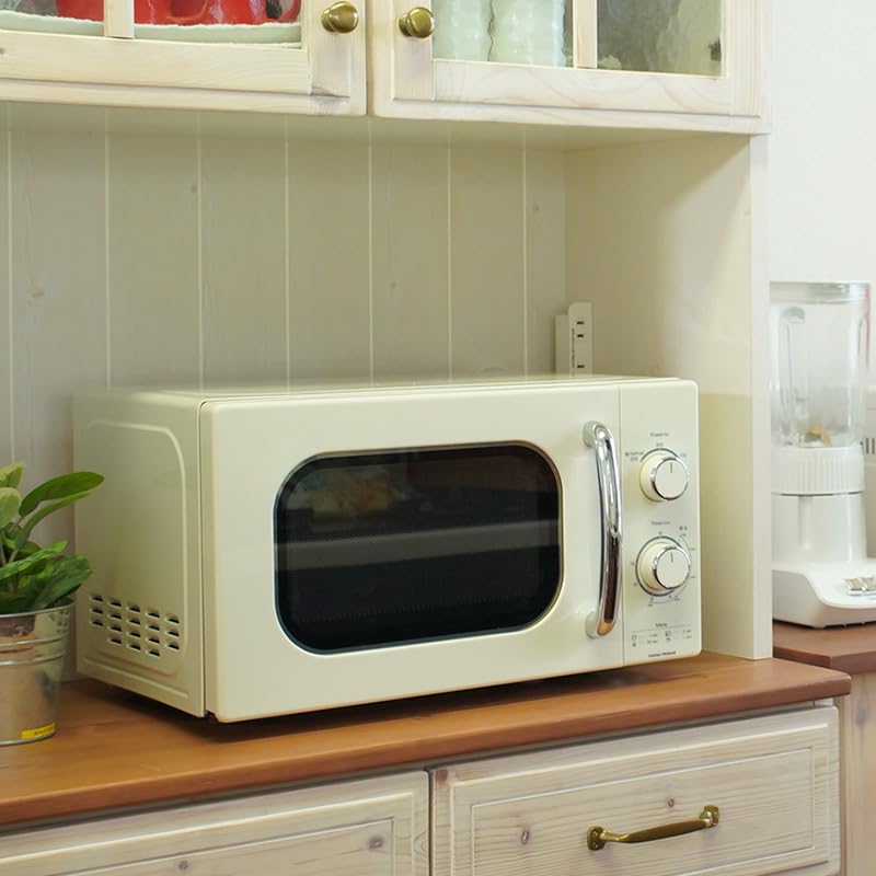 Twoja kuchenka mikrofalowa Prime Retro 17L, pojedyncza funkcja, zachodnia Japonia, tylko 60 Hz, obrotowy stół, otwieranie z boku, stylowy PRE-702B