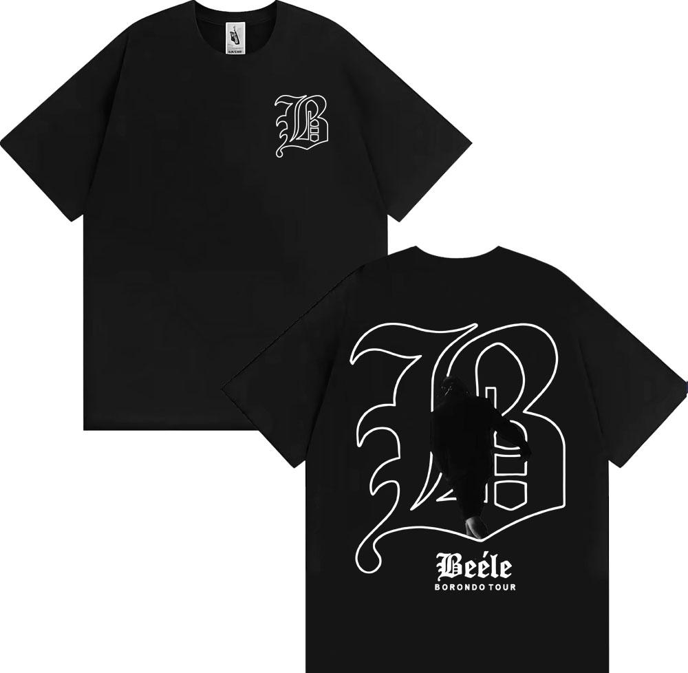 2025 Summer Rapper Biller Album Tour Merch Tshirt Mens Hiphop Pop Street Tshirt 100 Cotton Oversized Street Clothes