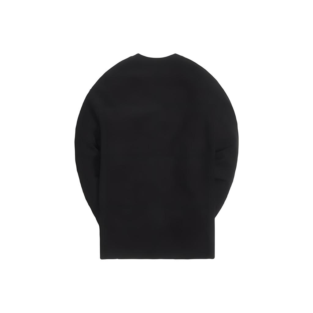 Kith Long-Sleeve Quinn Tee Black Unisex Tops KH3994-001