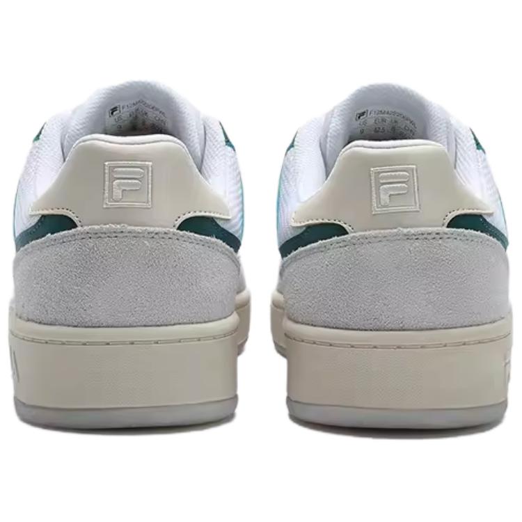 New FILA Targa Low Top Skateboard Shoes Men's White Gray Green F12M422206FWL