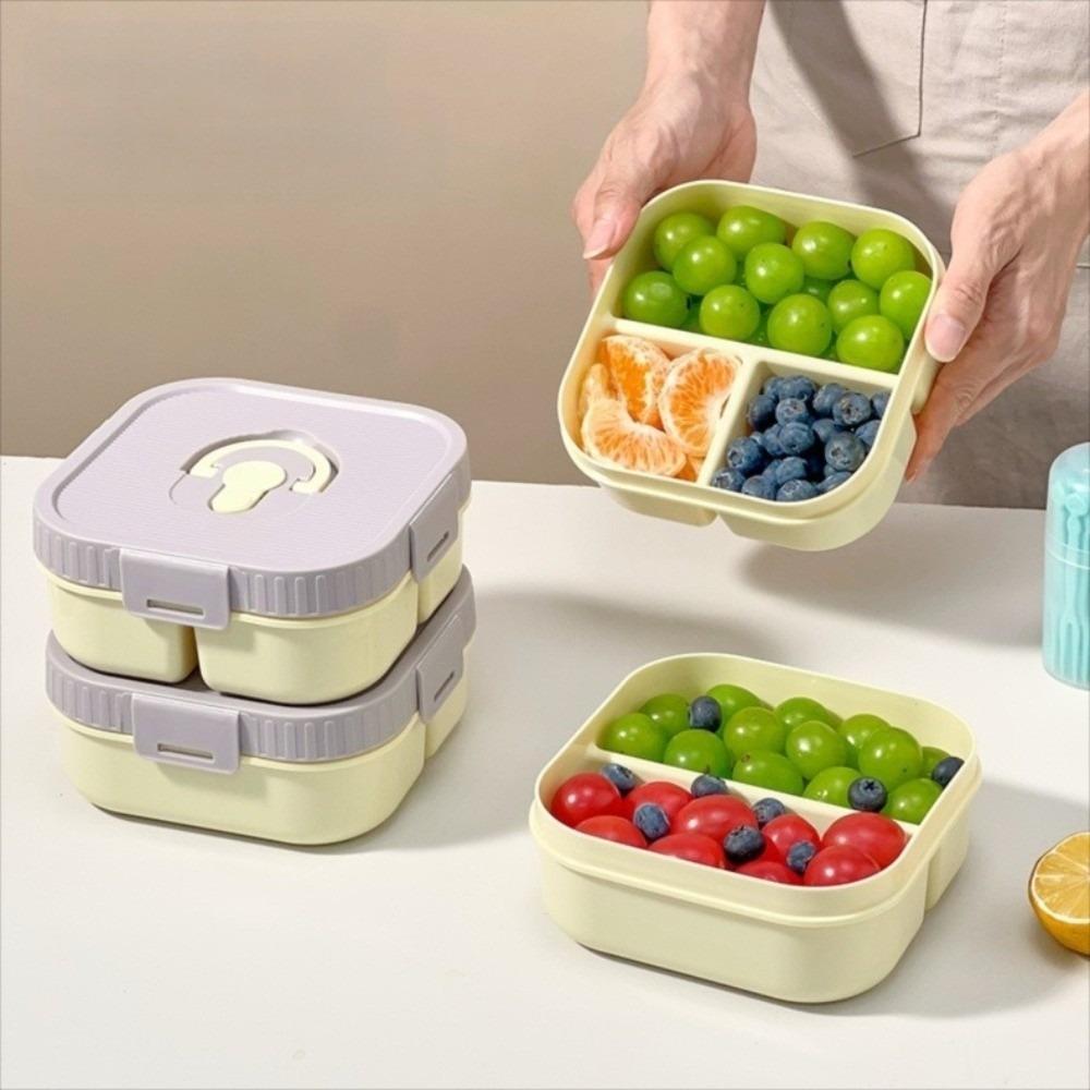 Leak-proof Fruit Salad Lunch Container With Compartment Student Lunch Box  School