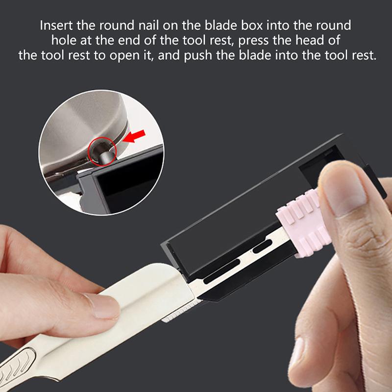 15 Pcs Senior Men'S Shaver Feather Blades Stainless Steel Replacement Professional Barber Razor Knives Blade