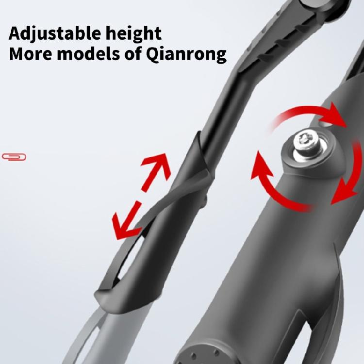 Aluminiumlegierung Seiten-Heck-Parkständer Rennrad Ständer Rutschfeste Fußstütze Verstellbarer Seiten-Heck-Parkständer