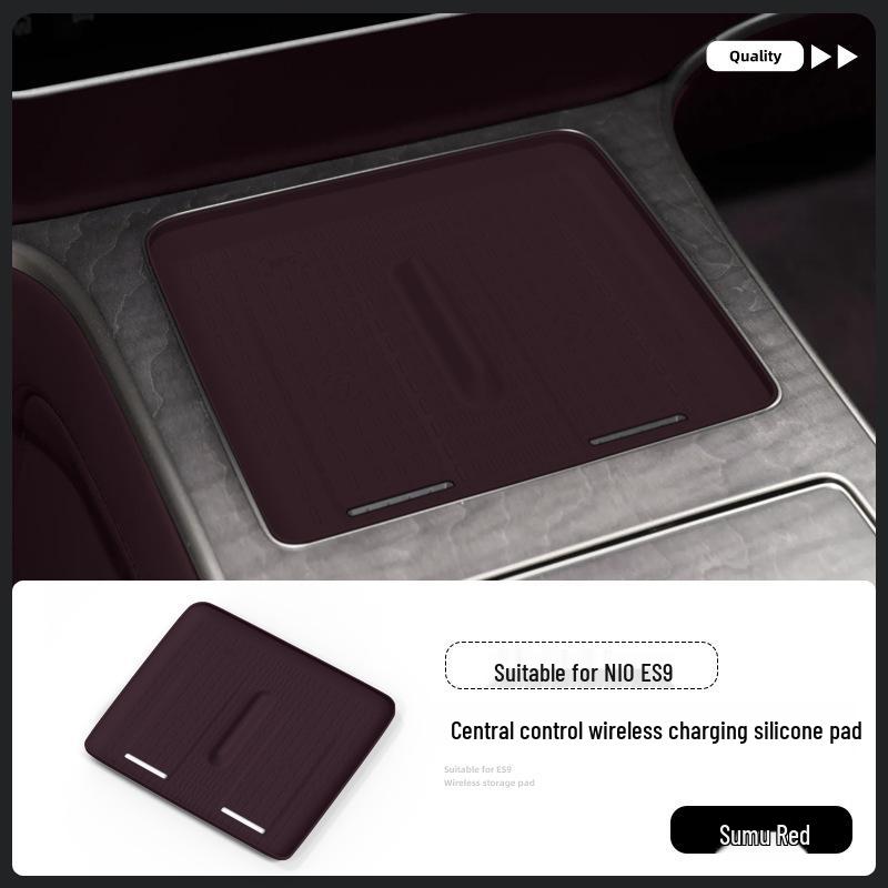 Silicone Anti-slip Pad for NIO ES9 Center Console Wireless Charger – Fits 26 Models