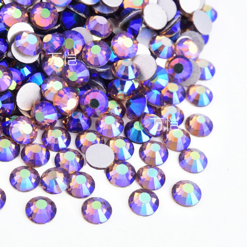 Nail Art Rhinestone Crystal Glass Accessories Diy Flat-Bottomed Drill, Mobile Phone Case Colorful Guomao A Diamond Accessories Accessories Accessories