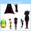Hotel Transylvania Draculaura Mavis Jonathan Vampire Xmas Party Cosplay Costume