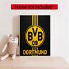 Borussia Dortmund 5D Diy Diamond Painting Round Diamond Diy Frameless Holiday Artwork Suitable For Home Office Wall Decoration
