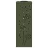 Solar LED Path Light 2 Pcs Olive Green Cold Rolled Steel