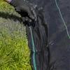 Pack of 100 Ground Stakes for Fixing Weed Control Cloth, or Mole Control Net Black