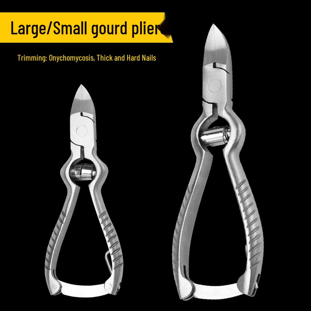 Eagle Mouth Gourd Pliers: Large & Small Stainless Steel Manicure Tool Set - Nail Clippers, Scissors, Cuticle Nippers