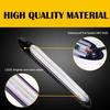 2X 15.5cm Slim Amber Sequential Flexible LED DRL Turn Signal Strip For Headlight
