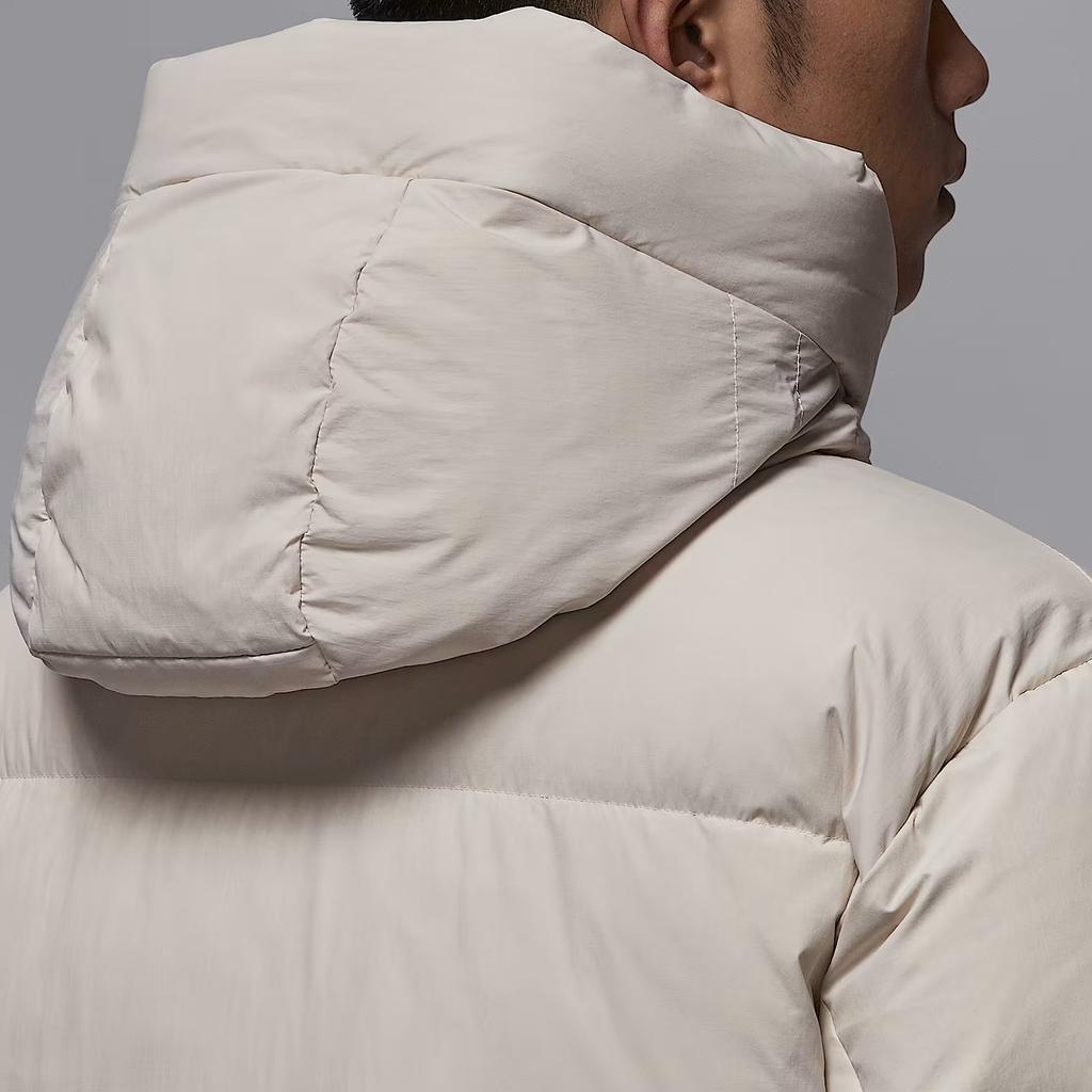 Jordan Flight Therma-FIT Wasserabweisende Leichte Warme Daunen Locker geschnittene Kapuzen-Langarm-Daunenjacke Herren Oberbekleidung FV7270-104