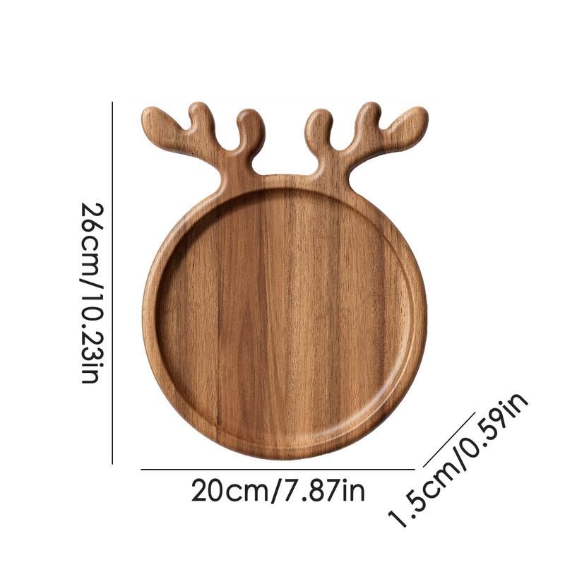 Vánoční podnos Vánoční stromek Vánoční čepice Los Předkrmový talíř Sushi talíře Salát Sašimi Dřevěný Tvarovaný Cukrovinka Miska na svačinu Dezert