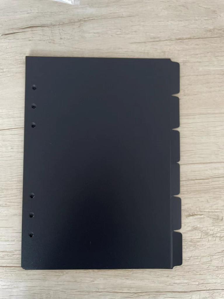 A5 A6 Transparent Paper Index Divider 6 Holes For Binder Planner Notebook Stationery Notebook Paper Divider Accessories
