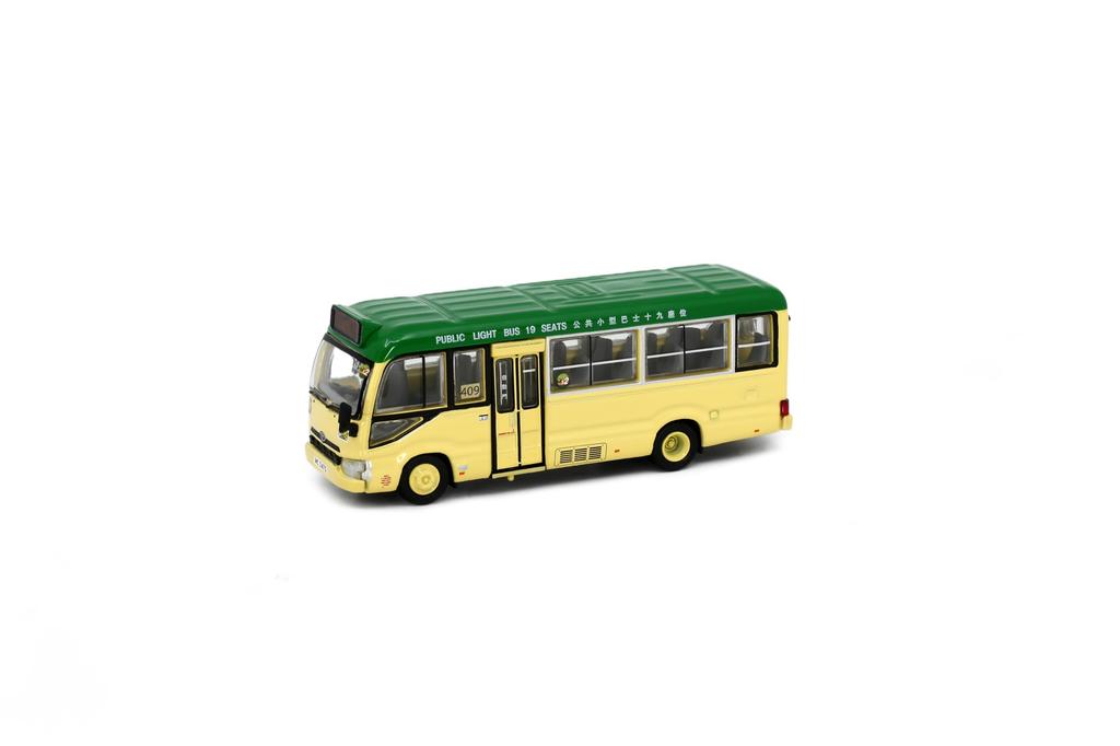 Tiny City Toyota Coaster Green Diecast Model Car No.180 (B70) Minibus, (19 seats),