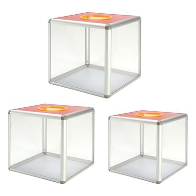 Raffle Box Ballot Box Multi-scenario Portable Quick Installation Suggestions Box Voting Storage Container for Meeting Party