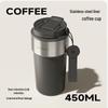 Temank Dual-Sip Stainless Steel Insulated Coffee Mug