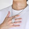 Edelstahl Gitarrenplektrum Halskette Anhänger Kragen Für Männer Jungen Schmuck Zubehör Für Musikliebhaber Geburtstagsparty Geschenk