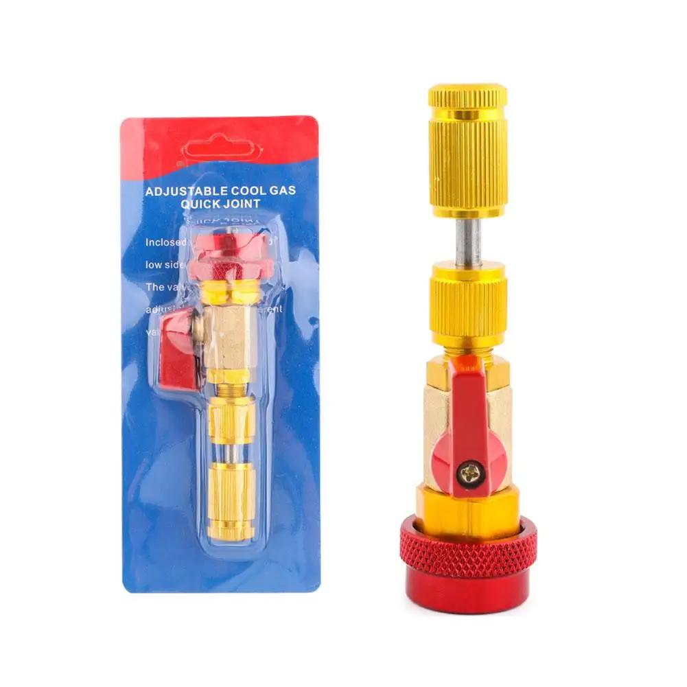 

Adjustable Car A/C Valve Core Puller R134A Valve Core Tool High Valve Core Pressure Remover Wrench Quick Low / Remover L8F6