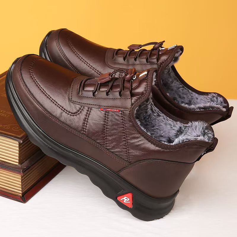 Nye Høst og Vinter Dame Plus Velvet Sneakers Tykke vanntette varme sko