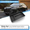 2022 2023 2024 2025 2026 NX 250/350/350h/450h+ Organizer för mittkonsolen till Lexus NX, Hållbar ABS-plast och Halkfri Gummi Armstödskonsolbricka