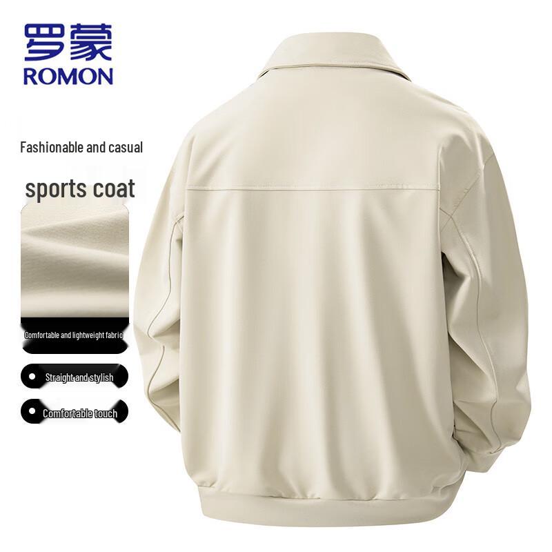 ROMON Men's Business Casual Lapel Jacket