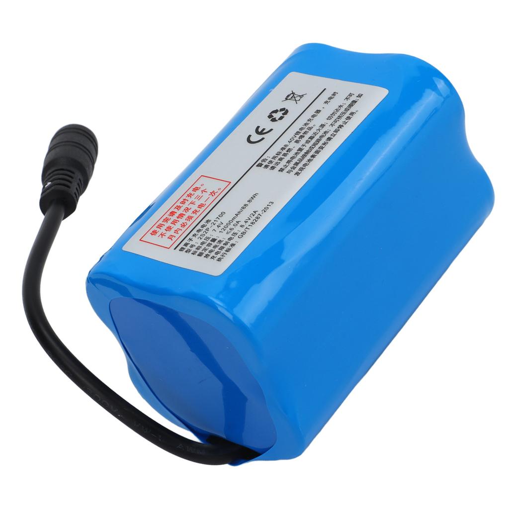 Batería de litio recargable de 12000 mAh y 7,4 V para barco RC de alta velocidad
