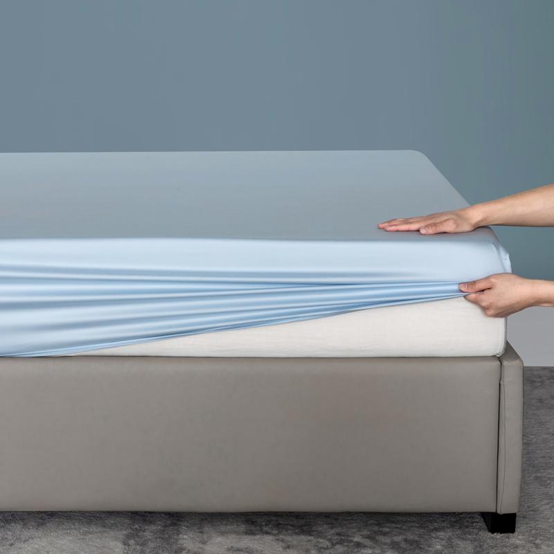 

Высококачественная простыня на резинке из 100% бамбука, чехол для матраса с резинкой, двуспальная простыня размера King Queen 90/120/200 160x200x30cm