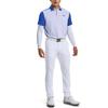 Under Armour Iso-Chill Logo Print Golf Athletic Slim Fit High Neck Long Sleeve T-Shirt Men tops White 1359966-100