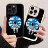 JT47 Astronaut Solitude Art Phone for iPhone 17 16 Pro Max Samsung S26 S25 A17 A16 A07 A56 Xiaomi 15T Redmi Note 14 Pro Plus Soft TPU Case Cover