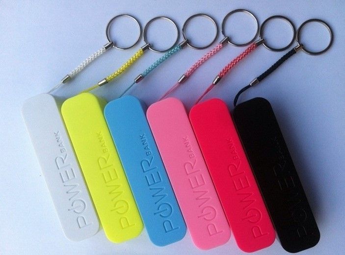 2600 mAh Lipstick Portable Power Bank Blue