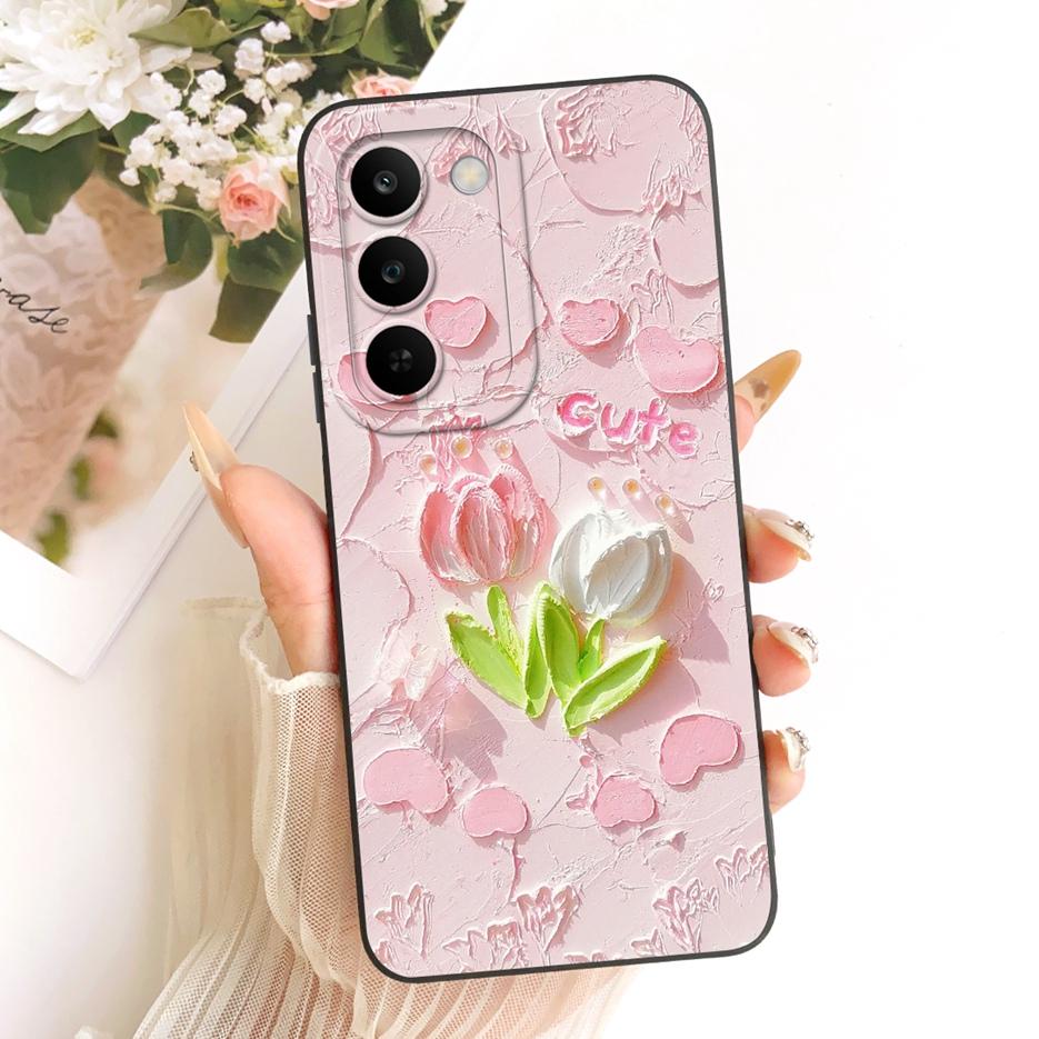 For Realme C83 5G Case Realme P4 Lite 5G RMX5261 Cute Rabbit Cartoon Cover Soft Silicone Case For Realme C100 5G RealmeC83 Shell