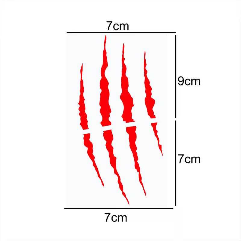 

Наклейки на мотоциклетный шлем и скутер Monster Ghost Claw