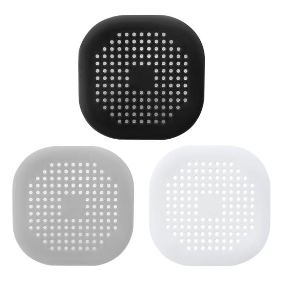 3/5/10Pcs Floor Drain Mat Easy Installation Effective Residue Filter Anti-clog Shower Drain Cover Leak-proof Drain Strainer