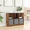 Sideboard with Drawers Reclaimed Wood Look 88.5 x 27.5 x 63.5 cm