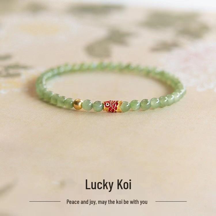 Benmingnian Damarmband med Smal Midja: Lätt Lyx Imitation Hetian Jade, Perfekt Alla Hjärtans Dag- eller Födelsedagspresent till Henne.